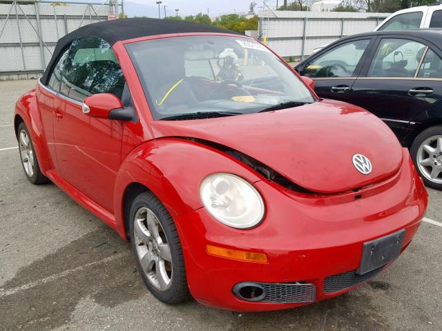 3VWSF31Y06M304686 - 2006 VOLKSWAGEN NEW BEETLE Rot Foto 1