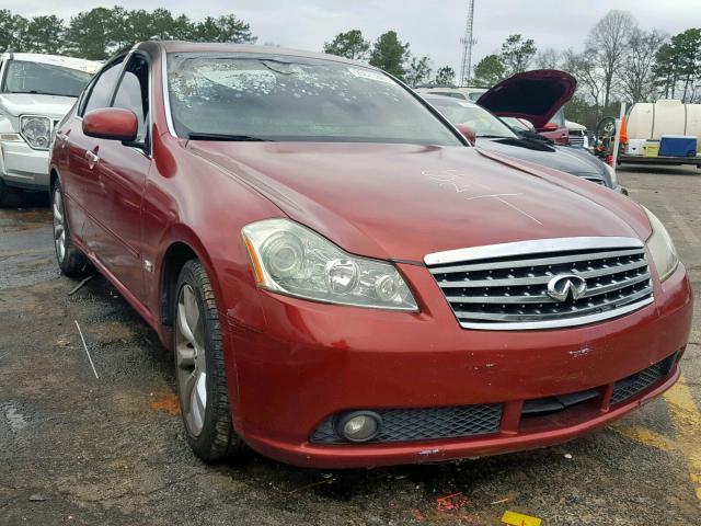 JNKBY01E96M200760 - 2006 INFINITI M45 BASE RED photo 1