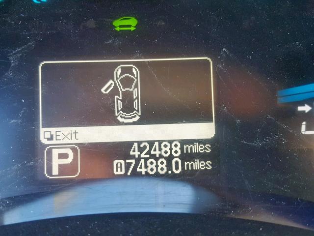 JN1AZ0CP1BT008065 - 2011 NISSAN LEAF SV BLUE photo 8