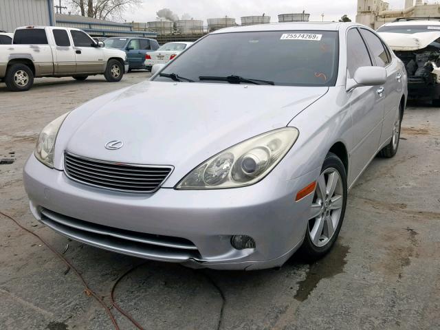 JTHBA30G555138436 - 2005 LEXUS ES 330 SILVER photo 2