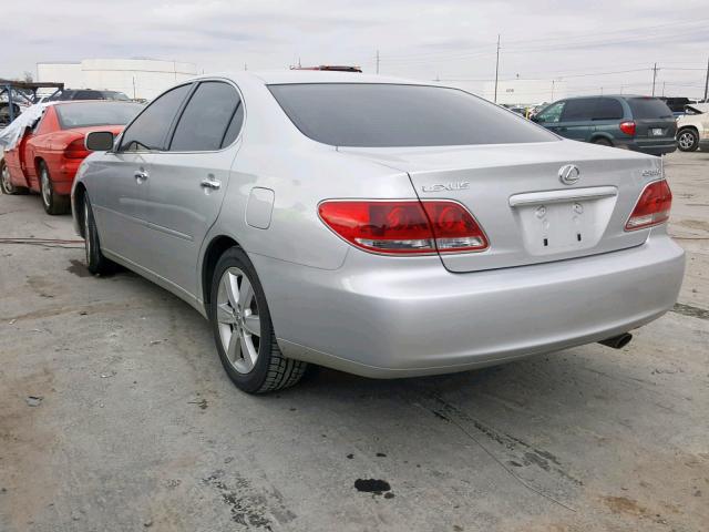 JTHBA30G555138436 - 2005 LEXUS ES 330 SILVER photo 3