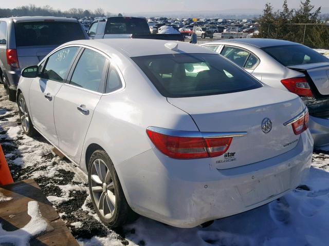 1G4PS5SK7F4148955 - 2015 BUICK VERANO WHITE photo 3