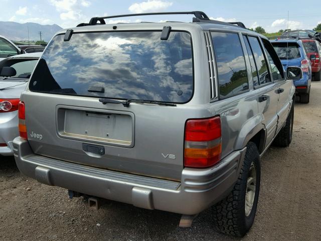 1J4GZ58S9TC155621 - 1996 JEEP GRAND CHER GRAY photo 4