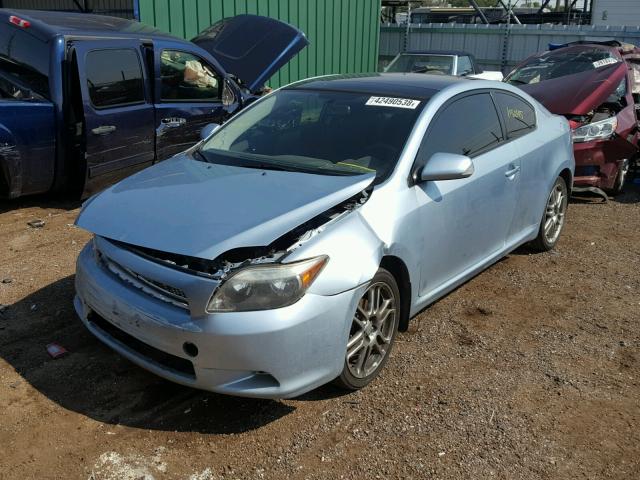 JTKDE167170215435 - 2007 TOYOTA SCION TC BLUE photo 2