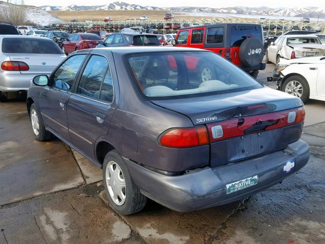 1N4AB41D7WC733828 - 1998 NISSAN SENTRA E GRAY photo 3