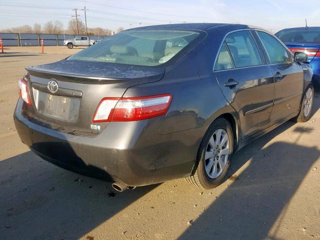 4T1BB46K69U080327 - 2009 TOYOTA CAMRY HYBR GRAY photo 4