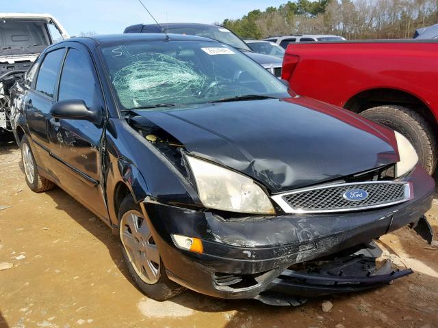 1FAFP34N26W241535 - 2006 FORD FOCUS ZX4 BLACK photo 1