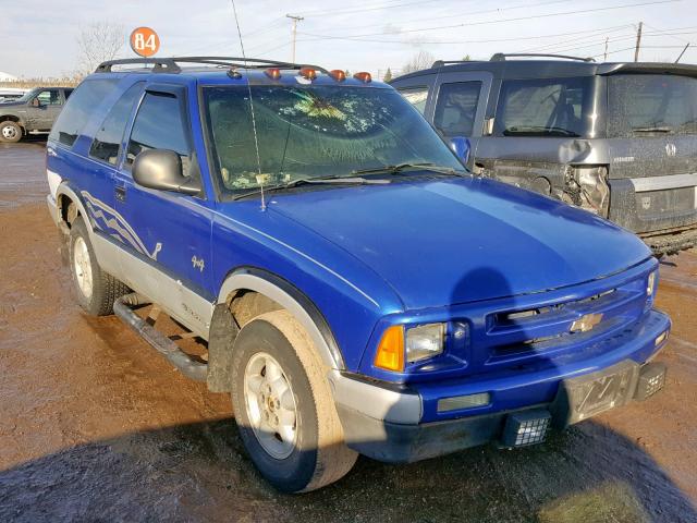 1GNCT18W0TK107973 - 1996 CHEVROLET BLAZER BLUE photo 1