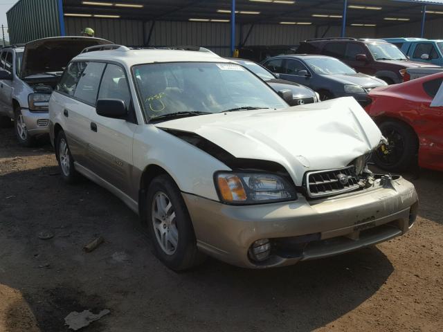 4S3BH675X37649970 - 2003 SUBARU LEGACY OUT WHITE photo 1