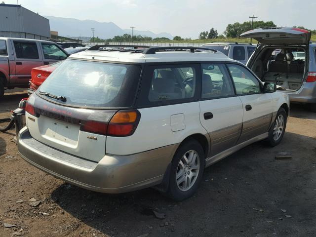 4S3BH675X37649970 - 2003 SUBARU LEGACY OUT WHITE photo 4