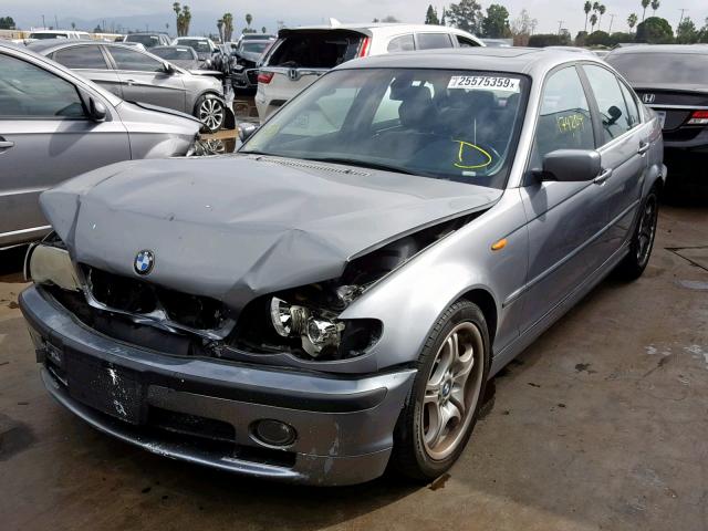 WBAEV53463KM32147 - 2003 BMW 330 I GRAY photo 2