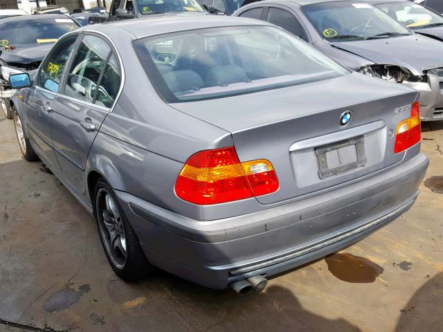 WBAEV53463KM32147 - 2003 BMW 330 I GRAY photo 3