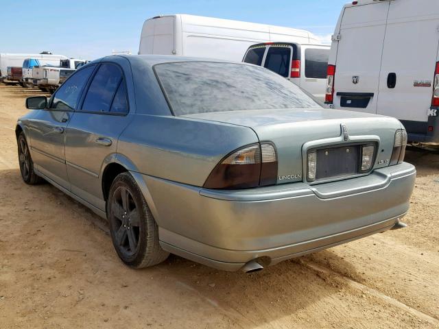 1LNFM87A76Y637789 - 2006 LINCOLN LS TEAL photo 3