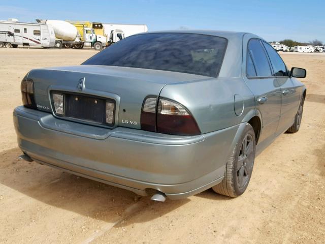 1LNFM87A76Y637789 - 2006 LINCOLN LS TEAL photo 4