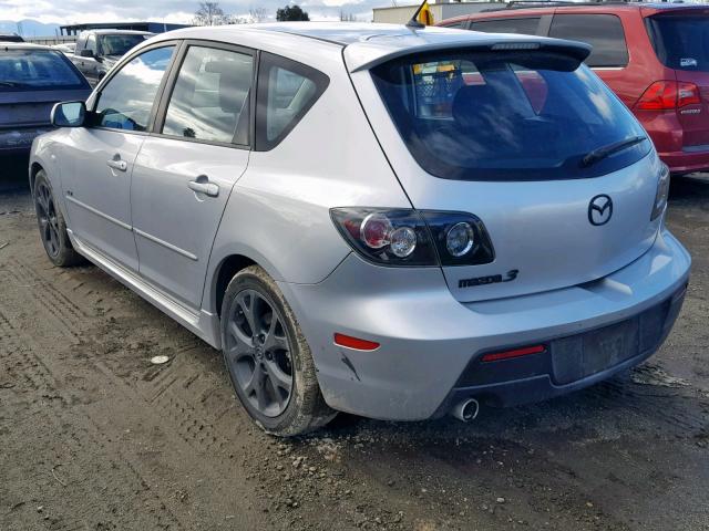 JM1BK344191219977 - 2009 MAZDA 3 S SILVER photo 3