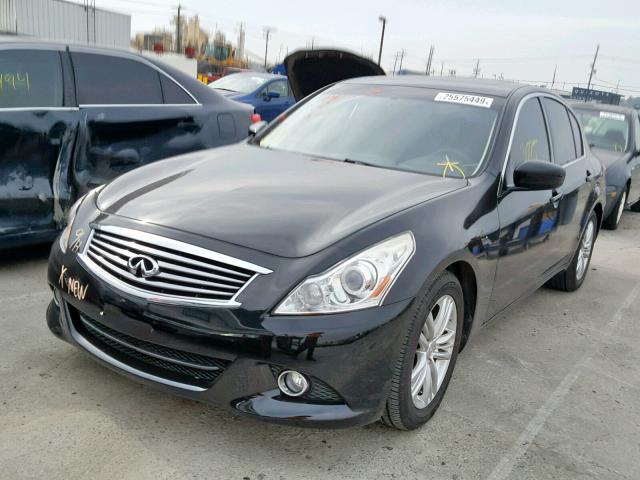 JN1CV6AP4DM724269 - 2013 INFINITI G37 BASE BLACK photo 2