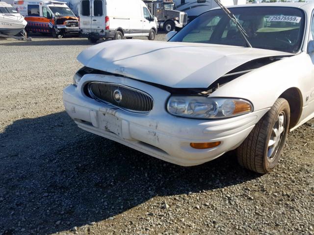 1G4HP52K344144162 - 2004 BUICK LESABRE CU WHITE photo 9