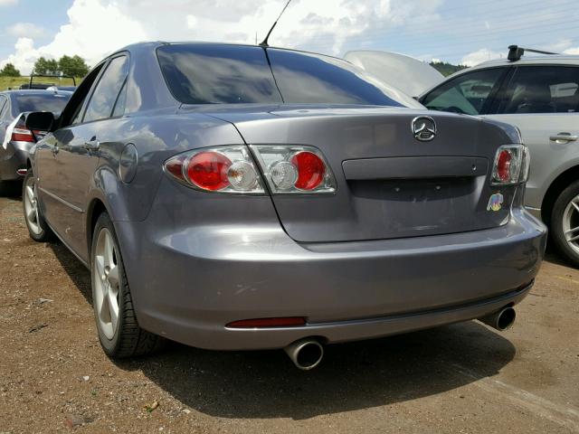 1YVHP80D565M07155 - 2006 MAZDA 6 S GRAY photo 3