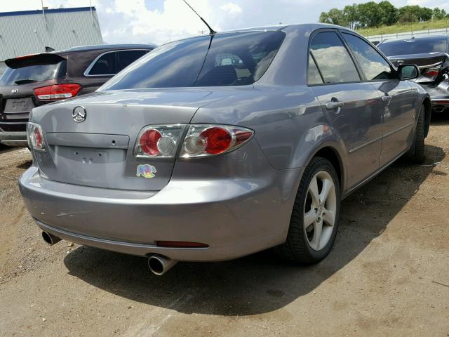 1YVHP80D565M07155 - 2006 MAZDA 6 S GRAY photo 4