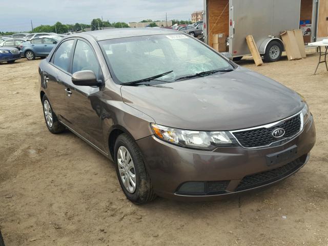 KNAFU4A22D5739088 - 2013 KIA FORTE EX BROWN photo 1