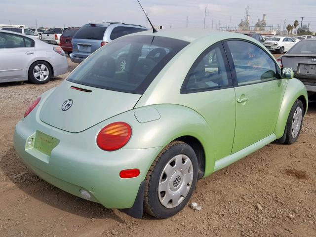 3VWCB21C71M455368 - 2001 VOLKSWAGEN NEW BEETLE Yaşıl foto 4
