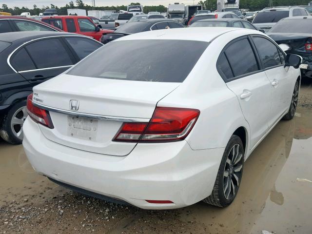 19XFB2F99EE082248 - 2014 HONDA CIVIC EXL WHITE photo 4