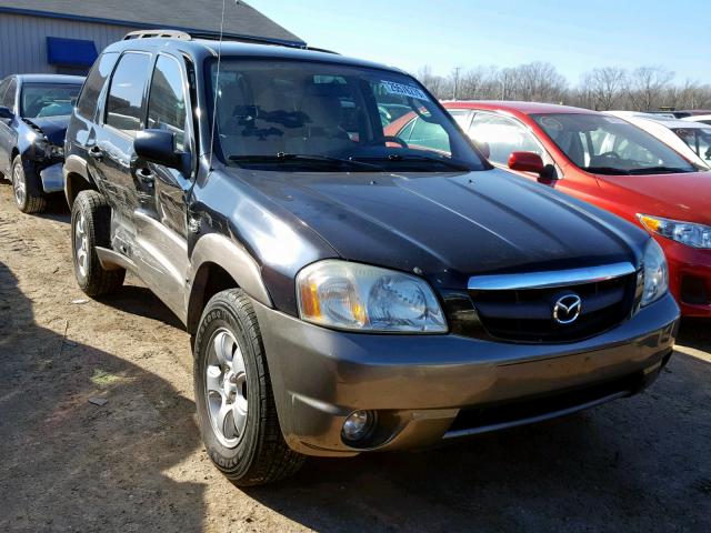 4F2YZ04134KM13004 - 2004 MAZDA TRIBUTE LX BLACK photo 1