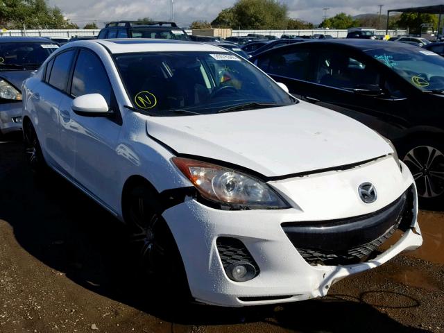 JM1BL1V67C1505776 - 2012 MAZDA 3 S WHITE photo 1