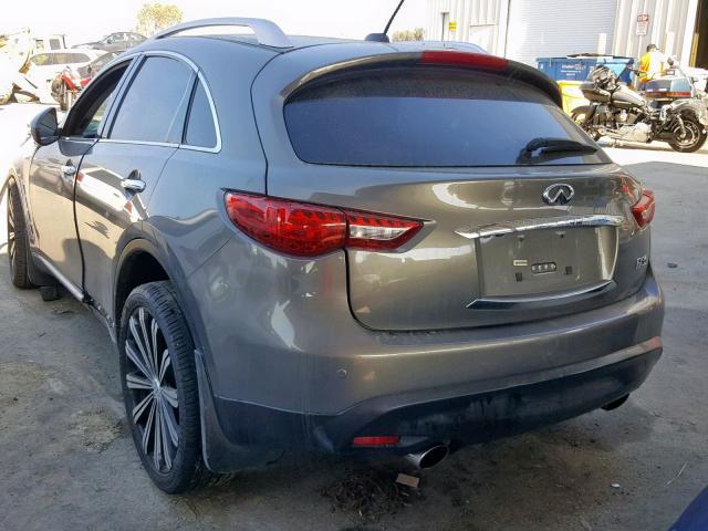 JNRAS18U89M101787 - 2009 INFINITI FX35 GRAY photo 3