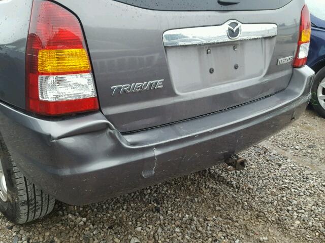 4F2CZ06194KM01642 - 2004 MAZDA TRIBUTE ES 灰色 照片 10