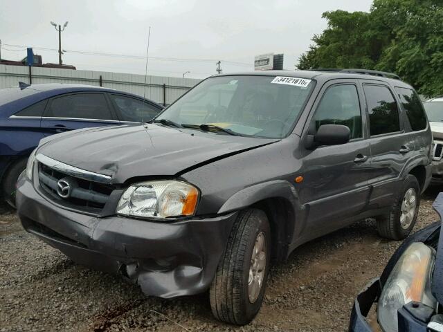 4F2CZ06194KM01642 - 2004 MAZDA TRIBUTE ES 灰色 照片 2