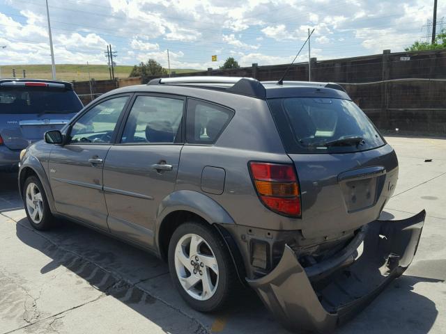 5Y2SL63815Z444494 - 2005 PONTIAC VIBE GRAY photo 3