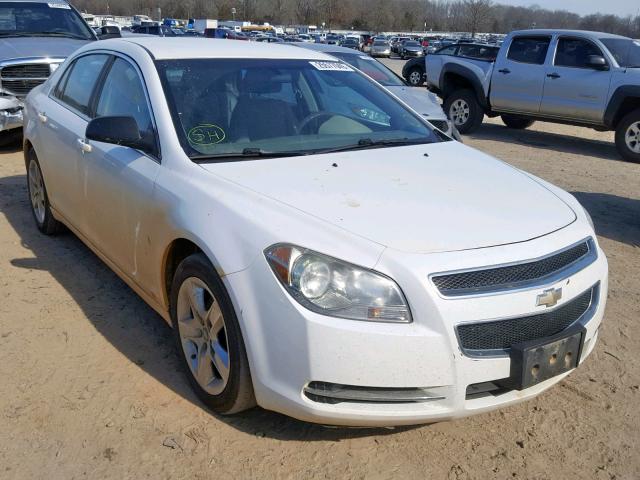 1G1ZG57B594153446 - 2009 CHEVROLET MALIBU LS WHITE photo 1