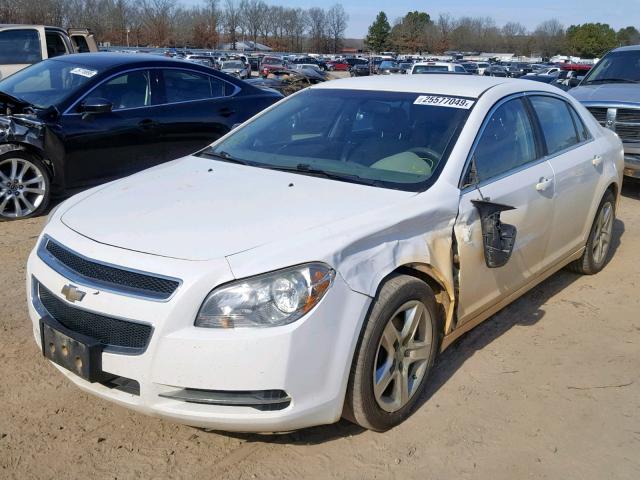 1G1ZG57B594153446 - 2009 CHEVROLET MALIBU LS WHITE photo 2