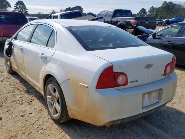 1G1ZG57B594153446 - 2009 CHEVROLET MALIBU LS WHITE photo 3