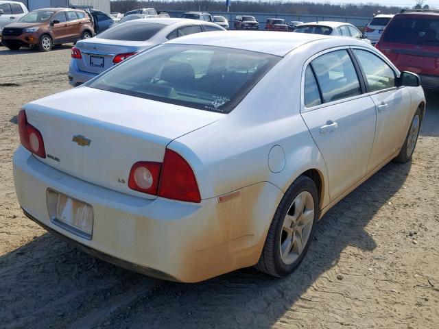 1G1ZG57B594153446 - 2009 CHEVROLET MALIBU LS WHITE photo 4