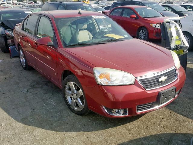 1G1ZU53806F201387 - 2006 CHEVROLET MALIBU LTZ BURGUNDY photo 1