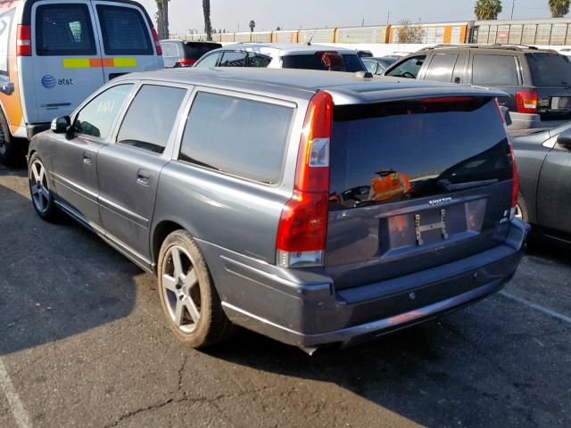 YV1SJ527772628207 - 2007 VOLVO V70 R GRAY photo 3