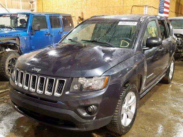1C4NJDBBXED828534 - 2014 JEEP COMPASS SP შავი ფოტო 2