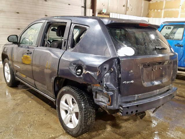 1C4NJDBBXED828534 - 2014 JEEP COMPASS SP შავი ფოტო 3