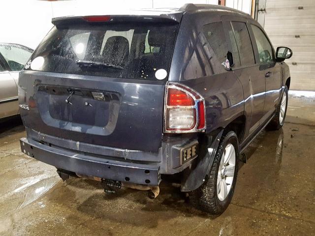 1C4NJDBBXED828534 - 2014 JEEP COMPASS SP შავი ფოტო 4