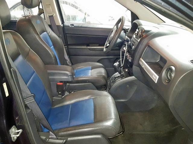 1C4NJDBBXED828534 - 2014 JEEP COMPASS SP შავი ფოტო 5