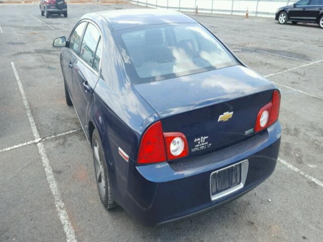 1G1ZC5EU1BF161084 - 2011 CHEVROLET MALIBU 1LT BLUE photo 3