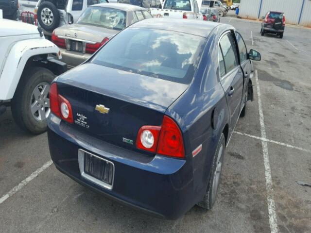1G1ZC5EU1BF161084 - 2011 CHEVROLET MALIBU 1LT BLUE photo 4