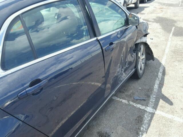 1G1ZC5EU1BF161084 - 2011 CHEVROLET MALIBU 1LT BLUE photo 9