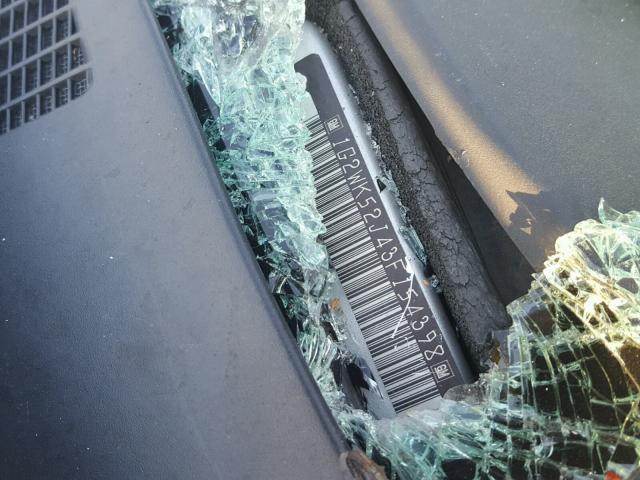 1G2WK52J43F154398 - 2003 PONTIAC GRAND PRIX SILVER photo 10