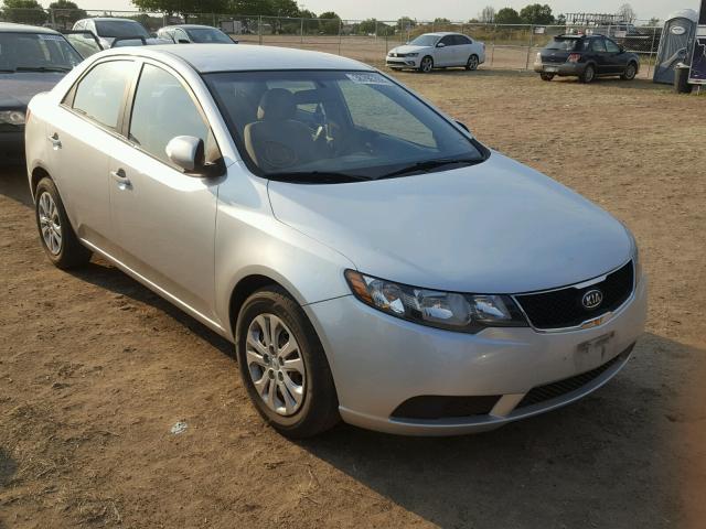 KNAFU4A21A5131753 - 2010 KIA FORTE EX SILVER photo 1