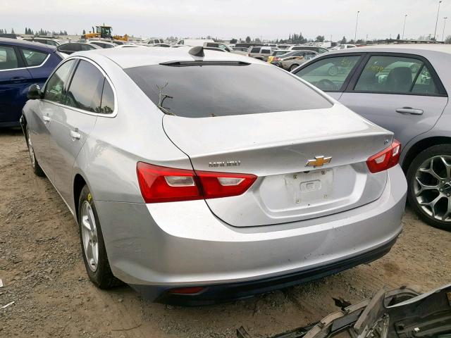 1G1ZC5ST4GF208031 - 2016 CHEVROLET MALIBU LS SILVER photo 3
