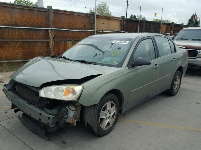 1G1ZT52865F267168 - 2005 CHEVROLET MALIBU LS Yaşıl foto 2