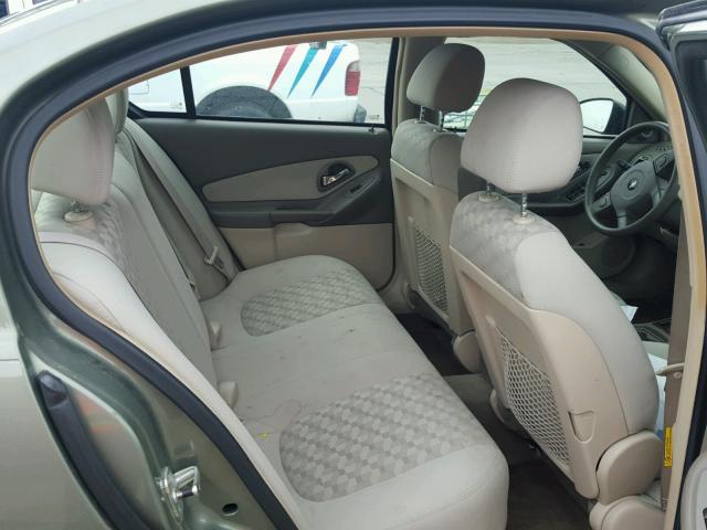 1G1ZT52865F267168 - 2005 CHEVROLET MALIBU LS Yaşıl foto 6